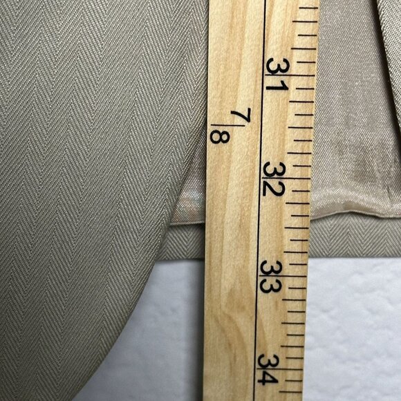 Joseph & Feiss Silk Blazer Sport Coat Men 42L Tan Classic Formal Business Prep - Picture 9 of 16